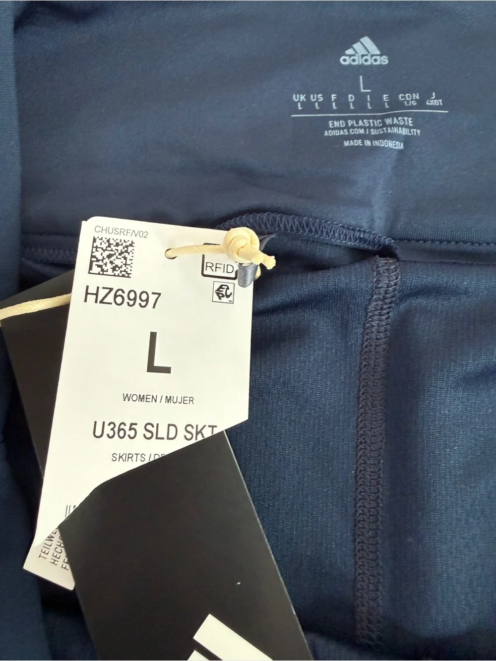 NWT Adidas Navy Athletic Golf Skort New with tags